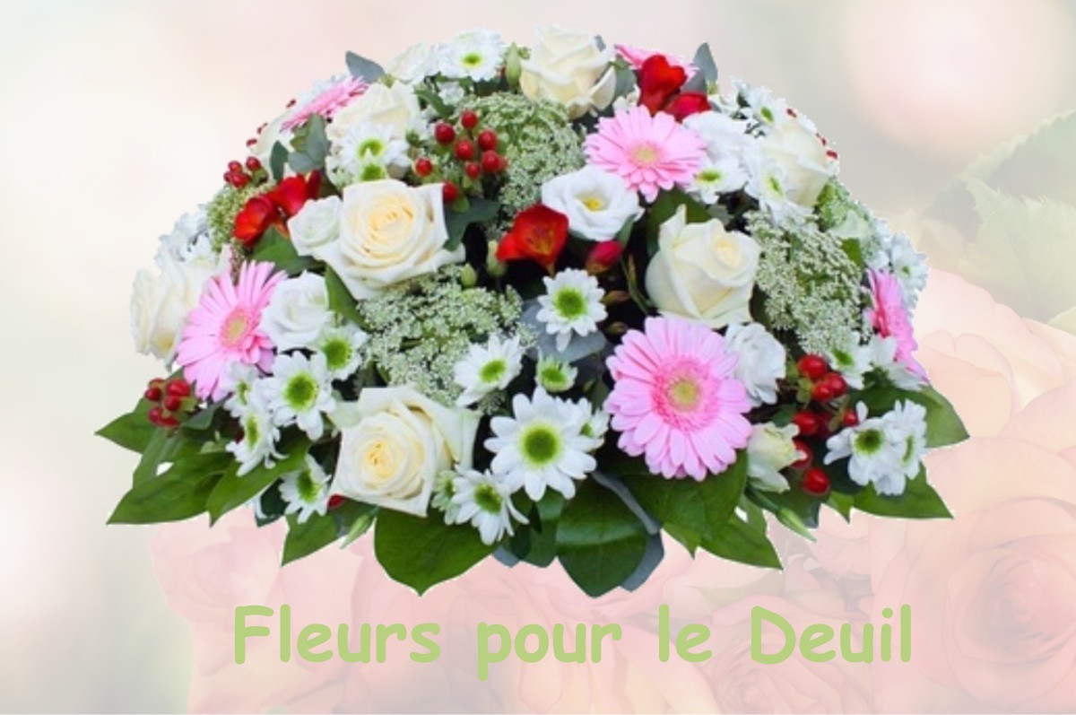 fleurs deuil QUINCIEU